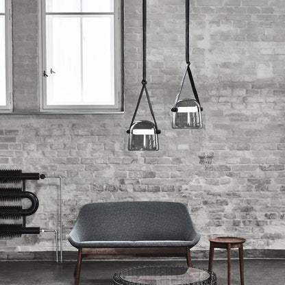 Suspension Élégante Minimaliste Mona – Métal et Verre Design LED Chic