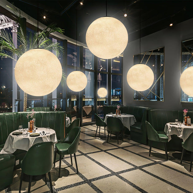 Enchanting Moon LED Pendant Lights – Elegant and Soothing Design Perfect for Creating an Ambiance