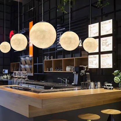 Luminaires Pendentifs LED Lune Envoûtants – Design Élégant et Apaisant Parfait pour Créer une Ambiance
