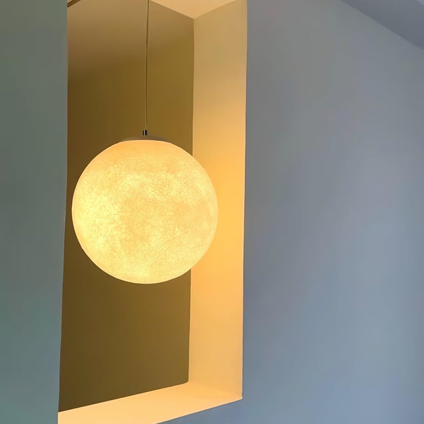Enchanting Moon LED Pendant Lights – Elegant and Soothing Design Perfect for Creating an Ambiance