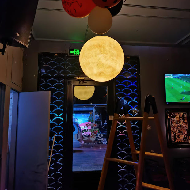 Enchanting Moon LED Pendant Lights – Elegant and Soothing Design Perfect for Creating an Ambiance