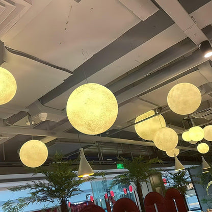 Luminaires Pendentifs LED Lune Envoûtants – Design Élégant et Apaisant Parfait pour Créer une Ambiance