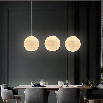 Luminaires Pendentifs LED Lune Envoûtants – Design Élégant et Apaisant Parfait pour Créer une Ambiance