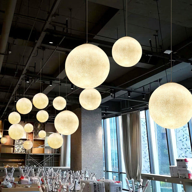 Enchanting Moon LED Pendant Lights – Elegant and Soothing Design Perfect for Creating an Ambiance