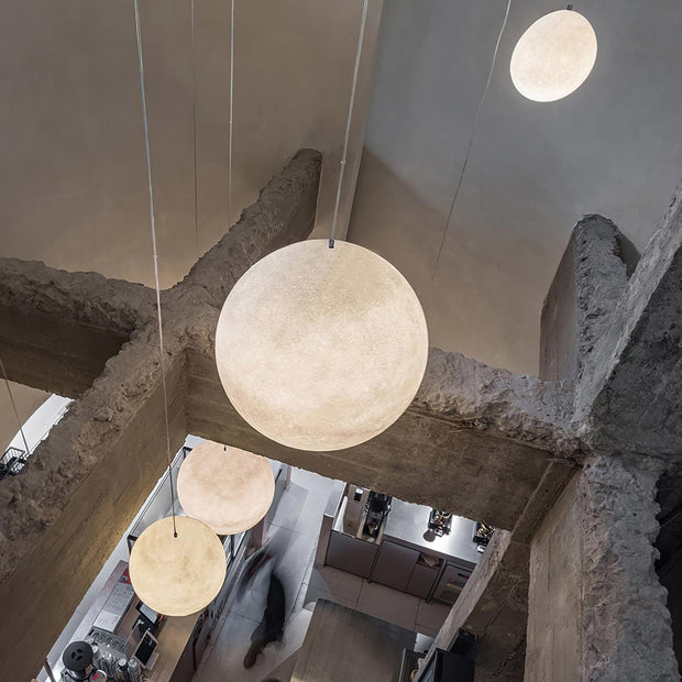 Enchanting Moon LED Pendant Lights – Elegant and Soothing Design Perfect for Creating an Ambiance
