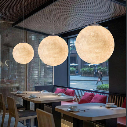 Luminaires Pendentifs LED Lune Envoûtants – Design Élégant et Apaisant Parfait pour Créer une Ambiance