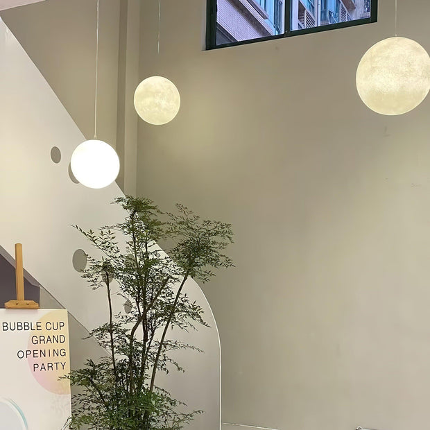 Enchanting Moon LED Pendant Lights – Elegant and Soothing Design Perfect for Creating an Ambiance