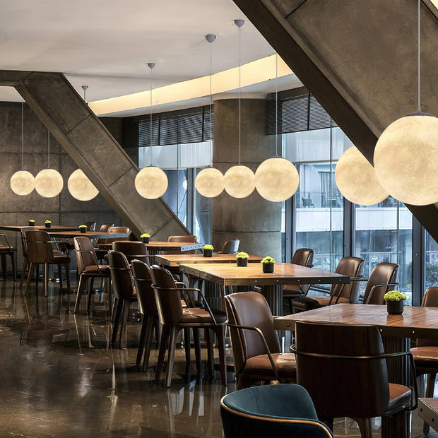 Enchanting Moon LED Pendant Lights – Elegant and Soothing Design Perfect for Creating an Ambiance