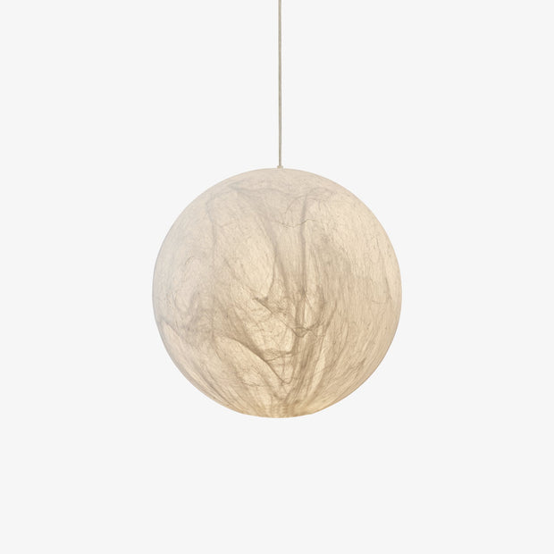 Mondseide Silk Suspension – Exquisite LED Lighting with Natural Silk and Elegant Metal Design