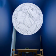 Mondseide Silk Suspension – Exquisite LED Lighting with Natural Silk and Elegant Metal Design