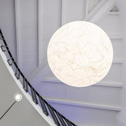 Mondseide Silk Suspension – Exquisite LED Lighting with Natural Silk and Elegant Metal Design