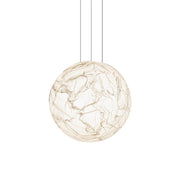 Mondseide Silk Suspension – Exquisite LED Lighting with Natural Silk and Elegant Metal Design