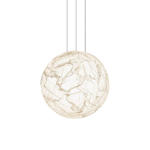 Mondseide Silk Suspension – Exquisite LED Lighting with Natural Silk and Elegant Metal Design