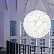 Mondseide Silk Suspension – Exquisite LED Lighting with Natural Silk and Elegant Metal Design