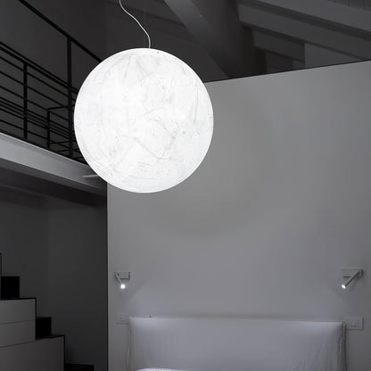 Suspension en Soie Mondseide – Éclairage LED Exquis avec Soie Naturelle et Design Métal Élégant
