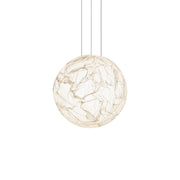 Mondseide Silk Suspension – Exquisite LED Lighting with Natural Silk and Elegant Metal Design