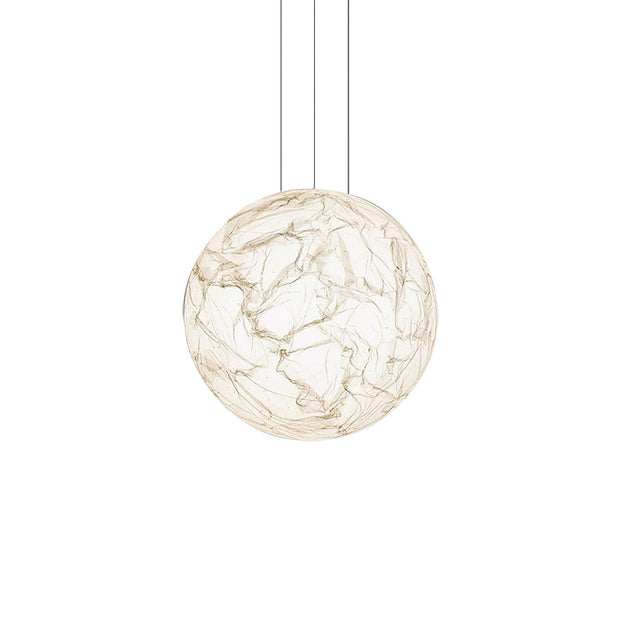 Mondseide Silk Suspension – Exquisite LED Lighting with Natural Silk and Elegant Metal Design
