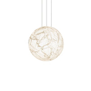 Mondseide Silk Suspension – Exquisite LED Lighting with Natural Silk and Elegant Metal Design