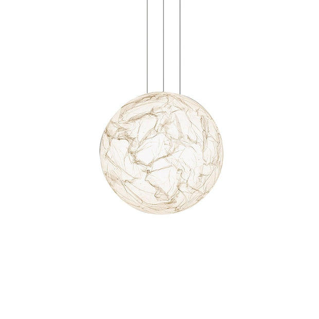 Mondseide Silk Suspension – Exquisite LED Lighting with Natural Silk and Elegant Metal Design