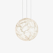 Mondseide Silk Suspension – Exquisite LED Lighting with Natural Silk and Elegant Metal Design