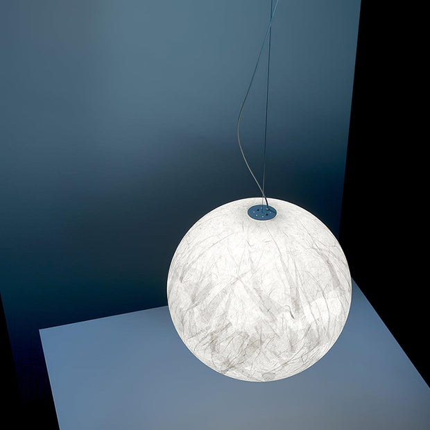 Mondseide Silk Suspension – Exquisite LED Lighting with Natural Silk and Elegant Metal Design