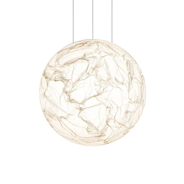 Mondseide Silk Suspension – Exquisite LED Lighting with Natural Silk and Elegant Metal Design