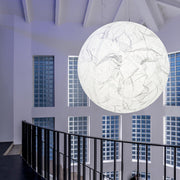 Mondseide Silk Suspension – Exquisite LED Lighting with Natural Silk and Elegant Metal Design