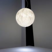 Mondseide Silk Suspension – Exquisite LED Lighting with Natural Silk and Elegant Metal Design