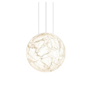 Mondseide Silk Suspension – Exquisite LED Lighting with Natural Silk and Elegant Metal Design