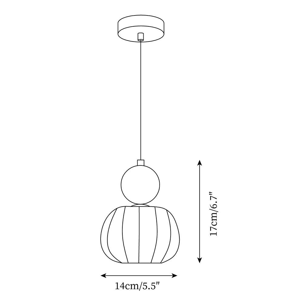 Suspension Ronde Yedra Exquise – Illumination en Métal et Acrylique Élégante pour Chaque Pièce