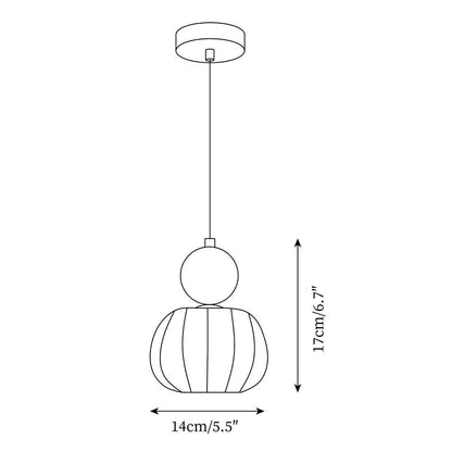 Suspension Ronde Yedra Exquise – Illumination en Métal et Acrylique Élégante pour Chaque Pièce