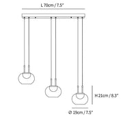 LED Halo Mystique Enchanter Chandelier – A unique modern piece with radiant halo illumination