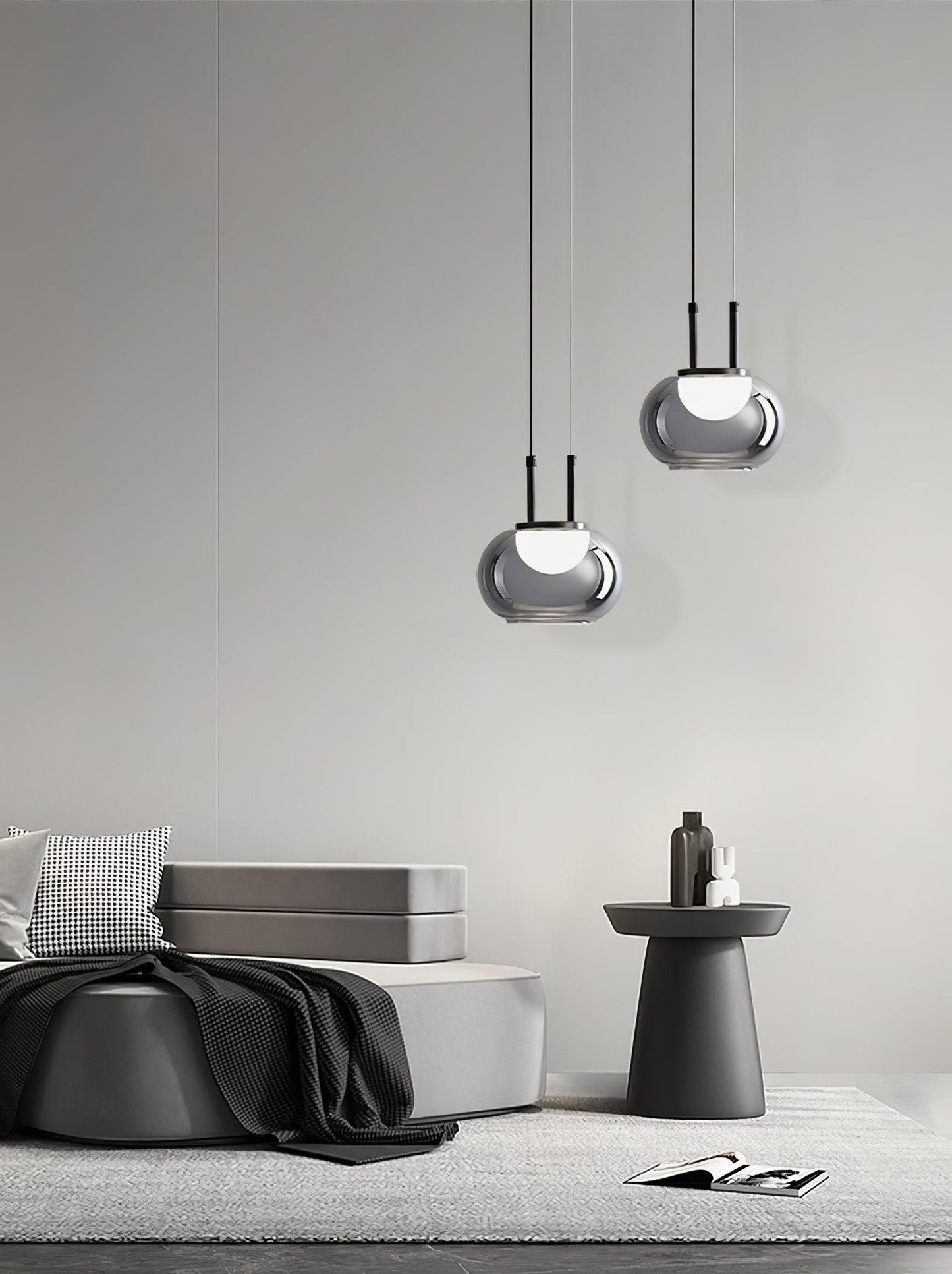Lustre LED Halo Mystique Enchanteur – Ett unikt modernt verk med strålande halo-belysning