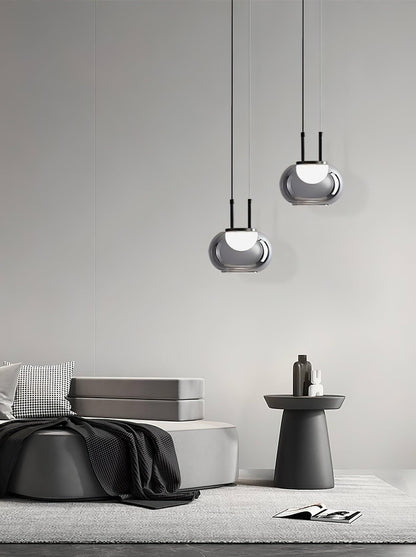 Lustre LED Halo Mystique Enchanteur – Ett unikt modernt verk med strålande halo-belysning