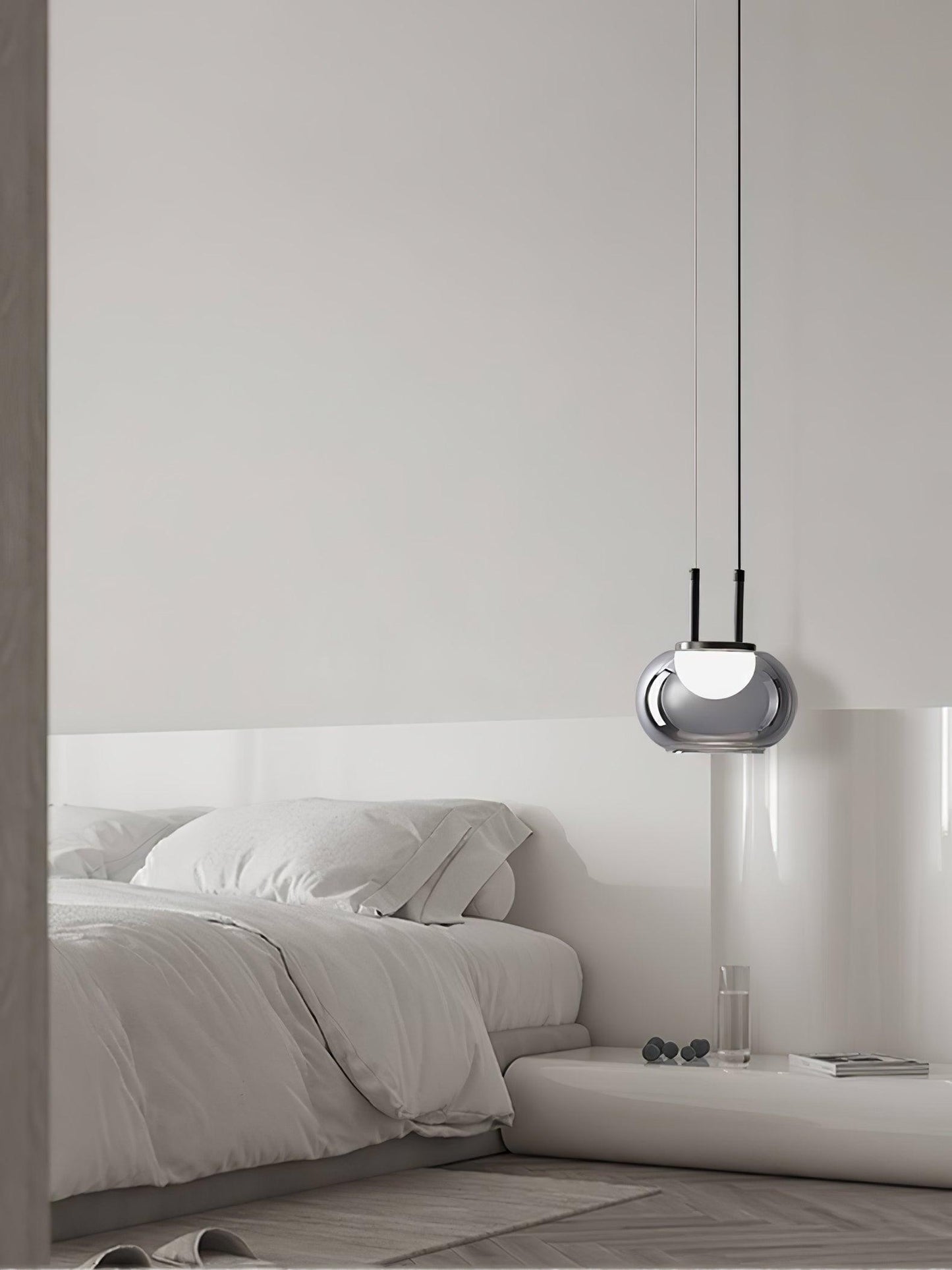 Lustre LED Halo Mystique Enchanteur – Ett unikt modernt verk med strålande halo-belysning