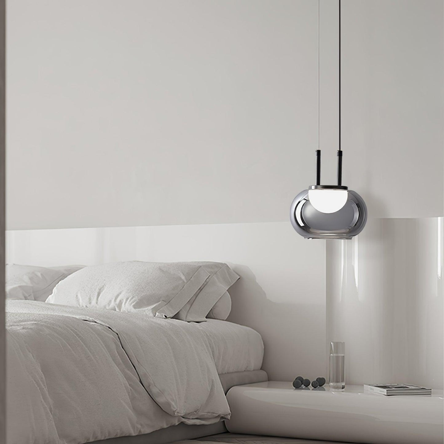 Lustre LED Halo Mystique Enchanteur – Ett unikt modernt verk med strålande halo-belysning