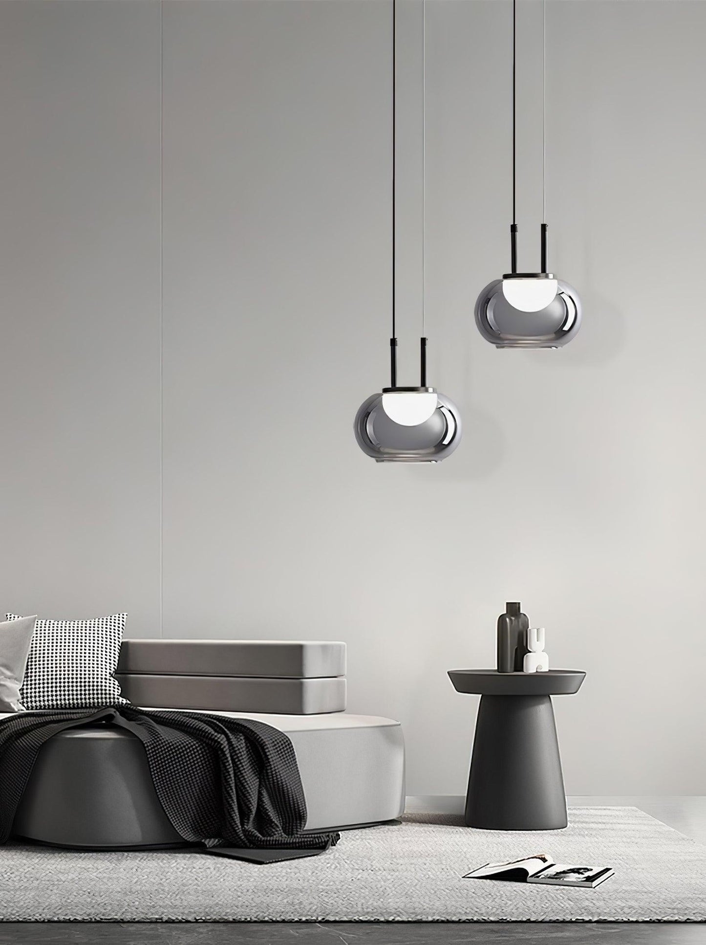 Lustre LED Halo Mystique Enchanteur – Ett unikt modernt verk med strålande halo-belysning