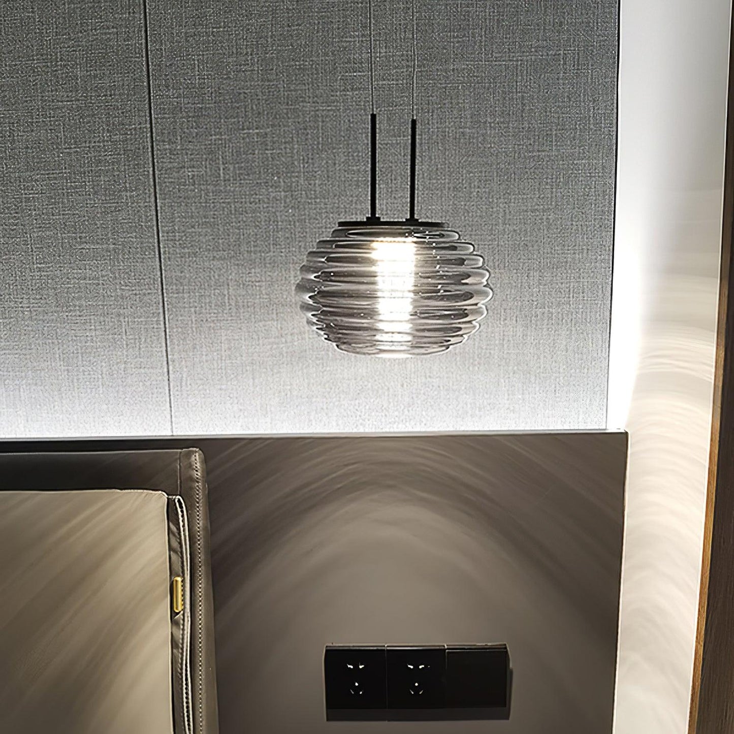 Lustre LED Halo Mystique Enchanteur – Ett unikt modernt verk med strålande halo-belysning