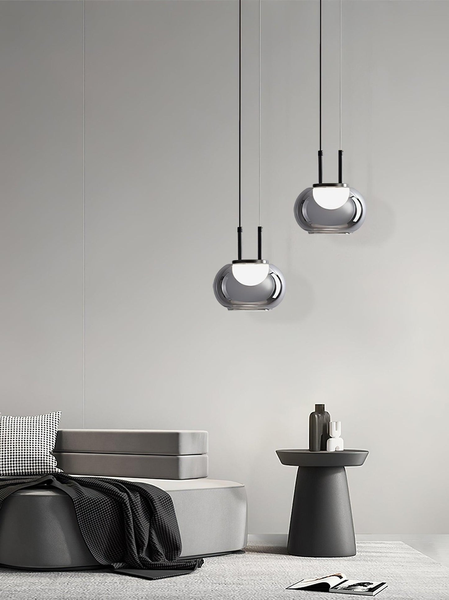 Lustre LED Halo Mystique Enchanteur – Ett unikt modernt verk med strålande halo-belysning