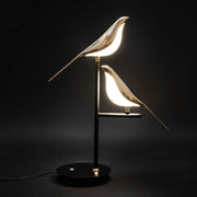 Elegant postmodern gold bird LED desk lamp - Perfect for stylish workspaces