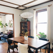 Suspension Nordique Élégante – Éclairage Moderne Chic avec Bois et Acier