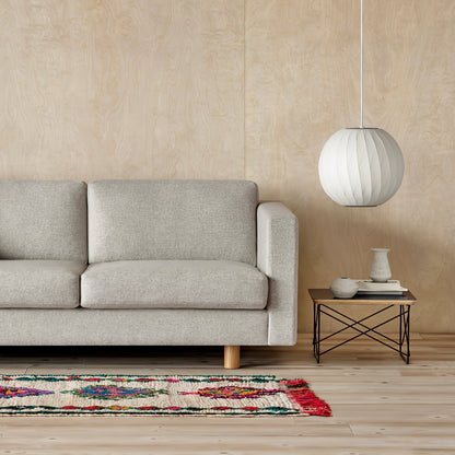 Nordische Chic Hangstoel – Elegant Hout- en Stalen Ontwerp Perfect voor Verfijnde Ruimtes