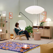 Mixed wood chandelier inspired by Scandinavian design – Stylish elegance for modern spaces