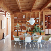 Elegant Nordic wood and steel pendant - Elevate your interiors with modern elegance