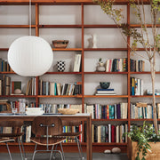Nordic Chic Suspension – Elegant Wood and Steel Design Perfect for Refined Spaces