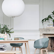 Nordic Chic Suspension – Elegant Wood and Steel Design Perfect for Refined Spaces