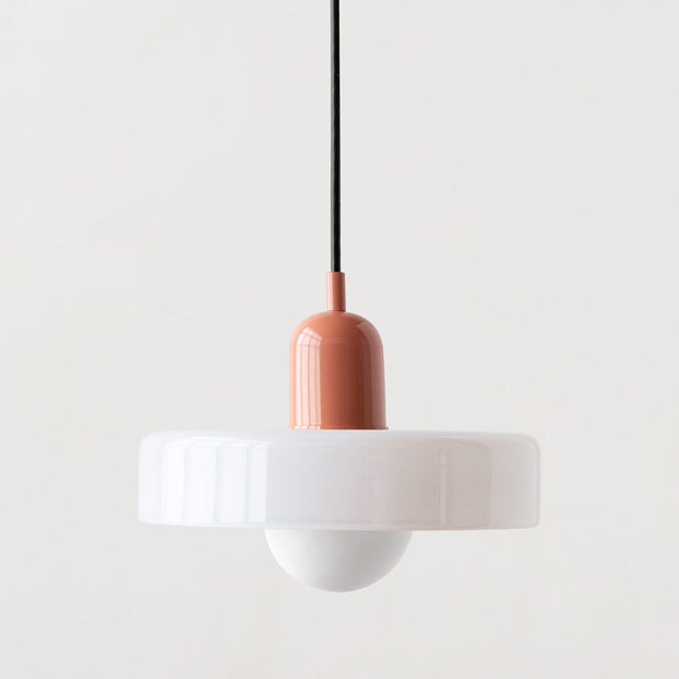 Elegant Bauhaus Glass Pendant - Where Modern Function Meets Sleek Minimalism