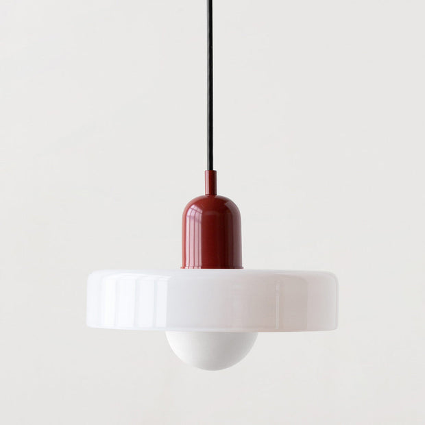 Elegant Bauhaus Glass Pendant - Where Modern Function Meets Sleek Minimalism