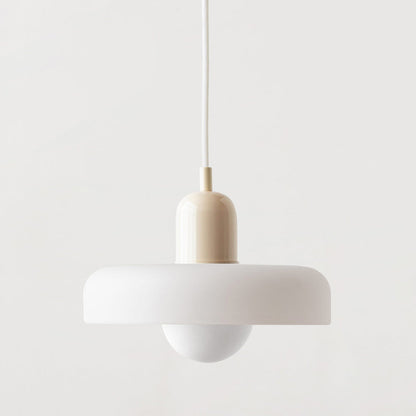 Suspension en verre Bauhaus élégante - Où la fonction moderne rencontre le minimalisme élégant