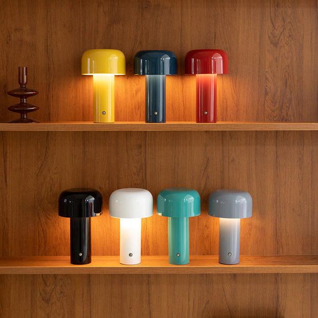 Elegant Italian Mushroom Table Lamp – Wireless Convenience Meets Modern Sophistication